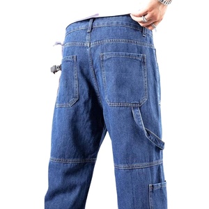 กางเกงผ้ายีนส์สำหรับผู้ชายทรงหลวมแนวสตรีทของผู้ชายดีไซน์ใหม่จากผู้ผลิตขายส่ง - Product Image 6
