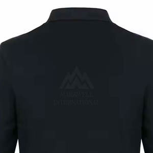 Polos de manga larga transpirables y ligeros para hombre a precio razonable, polos de manga larga de color sólido para hombre hechos en Pakistán. - Product Image 4