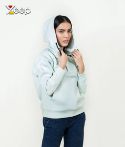 XEEP Sweat-shirts à capuche personnalisés pour hommes, en jersey tricoté, imprimés par transfert thermique, avec logo sur le devant, poche, respirants et à séchage rapide, pour l'hiver et les loisirs - Product Image 1