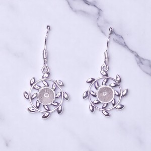 Boucles d'oreilles fines en argent sterling 925 avec améthyste naturelle cabochon MYS-E127, prêtes à être expédiées, en stock, faible MOQ, bijoux indiens pour femmes - Product Image 3