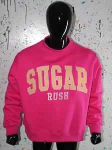 เสื้อสเวตเชิ้ตทรงโอเวอร์ไซส์ คอเต่า รุ่น SUGAR RUSH 450 GSM ปักชื่อแบบแอพพลิเคชั่น ผ้าฝ้ายฟลีซเฟรนช์เทอร์รี่ 100% - Product Image 5