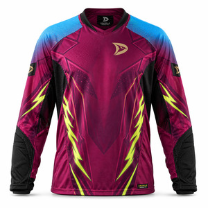Tenue de paintball personnalisée, maillot de paintball haut de gamme, vêtements d'équipe de speedball, vêtements d'équipe pour tournoi avec zones renforcées sur les avant-bras - Product Image 5