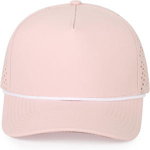 หมวกแก๊ปแฟชั่นกอล์ฟสีเทาอ่อนสะท้อนแสงสำหรับกิจกรรมกลางแจ้ง รับผลิตตามสั่งพร้อมโลโก้ - Product Image 3