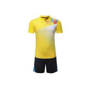 Tenues de badminton professionnelles en jersey 100 % polyester avec impression numérique personnalisée de couleur et de logo, ensembles de vêtements d'équipe de tennis - Product Image 6