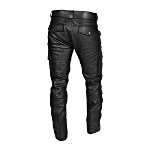 Pantalones Casuales de Cuero para Hombre, Ligeros, Transpirables y Ecológicos, de Alta Calidad, con Diseño de Color y Logotipo Personalizados, Venta al Por Mayor - Product Image 4