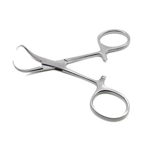 Instrument de drapage de précision en acier inoxydable chirurgical 90 mm, manuel, certifié CE, classe I, pour utilisation en salle d'opération - Product Image 1