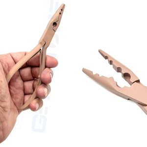 Pinzas Multifunción para Extensiones de Cabello de 7 Pulgadas, Herramienta de 2 Orificios para Micro Anillos y Nano Anillos de 2mm y 3mm, Pinza Profesional para Salón de Belleza - Product Image 4