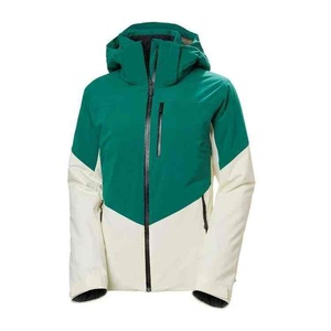 Veste de ski et de snowboard respirante coupe-vent à capuche pour homme, taille plus, polyester/nylon Polartec avec isolation en laine - Product Image 1