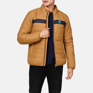 Veste d'hiver matelassée pour homme de haute qualité, respirante et à séchage rapide, avec col montant et logo sur le devant - Product Image 6