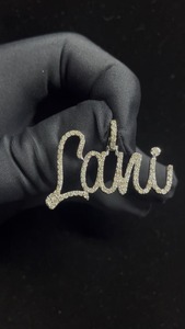 Pendentif Hip Hop de Luxe Style Urbain avec Diamants en Argent Sterling 925, Pendentif Iced Out pour Femmes et Hommes, Disponible en Gros - Product Image 4