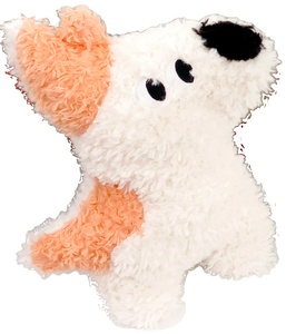 Fluffy <b>Toy</b> Story Dog and Ducks Plush <b>Toys</b> with PP Cotton Filling Velboa & Polyester Materials Washed Finish Pet <b>toy</b> - Product Image 1