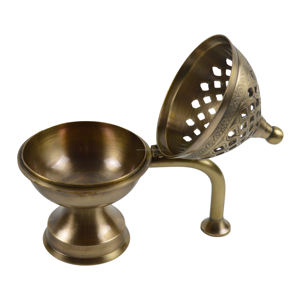 Brûleur d'encens en laiton, meilleur décor de maison, vaisselle, brûleur d'encens en laiton, conception de parfum naturel, support d'encens à bobine, prix bas - Product Image 4