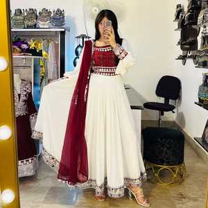 Vestido Afgano Kuchi para Mujer, Vestido Jamawar Kuchi Afgano, Cultura Pashtun, Última Moda 2024, Hecho a Mano, Tribal, Tradicional, Bordado - Product Image 4