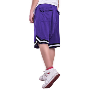 Men Embroidery Mesh Basketball Shorts With Pockets Wholesale Custom Basketball Shorts Streetwear - Product Image 3