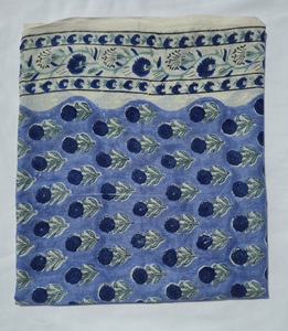 Paréo Sarong en Coton Bohème Imprimé à la Main, Cache-maillot de Bain Léger pour Femme, Idéal pour l'Été - Product Image 6