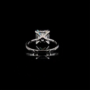 แหวนเพชรทรงปรินเซสคัท 2.00 กะรัต ทองคำขาว 14K สำหรับผู้หญิง สวมใส่ได้ทุกวัน ได้รับการรับรองจาก IGI เพชรเพาะเลี้ยงในห้องปฏิบัติการ เหมาะสำหรับงานแต่งงาน - Product Image 2
