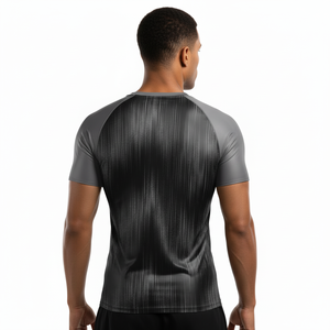 Camiseta de compresión para correr para hombre, camiseta de manga corta para hombre, ropa de gimnasio, ropa deportiva de secado rápido, camiseta de Fitness, entrenamiento, Rushgaurd - Product Image 4