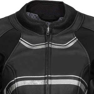 Chaqueta de cuero de moto ajustada superventas nuevo diseño en blanco negro colores piel de vaca invierno adecuado hecho Pakistán - Product Image 4