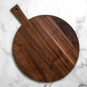 Planche à fromage en bois massif artisanale pour achat en gros, plateau de charcuterie de cuisine avec logo personnalisé OEM - Product Image 4