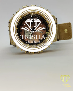 Spiked Moissanite <b>Diamond</b> <b>Watch</b> for Men 925 Sterling Silver Iced Out Hip Hop Designer Wristwatch Custom Jewelry Timepiece - Product Image 3