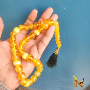 Rosario Musulmán Premium Hecho a Mano con Figuras de Resina, Regalo Islámico, Decoración para el Hogar, Tema de Ángel, Forma de Búho - Product Image 4