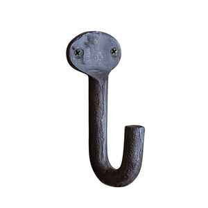Wall Mounted Iron Hook <b>Rail</b> With Classy Looked Matte Black Powder Coated Finished <b>For</b> Home Decor <b>For</b> Wall Organizer <b>For</b> Closet - Product Image 4
