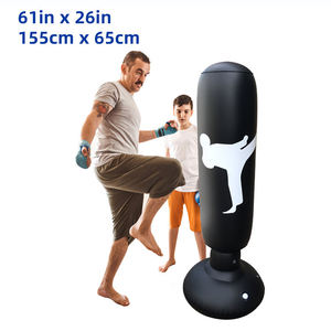 Saco de Boxeo de Alta Calidad en Cuero PU para Entrenamiento Profesional de Deportes de Combate - Product Image 3