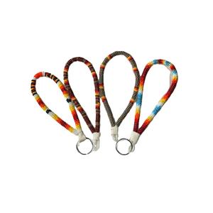 Collier lanière perlé style perles de rocaille pour clés et carte d'identité, fait main, en perles de rocaille, lanière perlée, sangle de cou tendance - Product Image 5