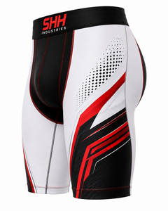 Custom Men Compression Shorts Quick Dry Breathable Gym Running Training Sports Base Layer Tights OEM Private Label Wholesale - Product Image 3