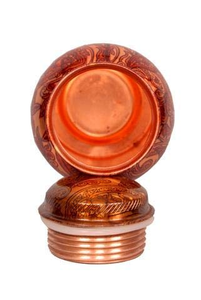 Bouteille d'eau en cuivre écologique moderne pour la salle de sport, les voyages, l'école, la maison et le bureau (1 litre) - Product Image 3