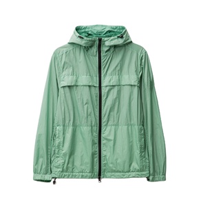 Veste coupe-vent respirante à blocs de couleur, grande taille, meilleur design, doublure en maille imprimée, veste coupe-vent d'extérieur personnalisée, vente en gros - Product Image 4