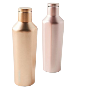 <b>Copper</b> <b>Bottle</b> Wholesaler Set of Two Durable <b>Copper</b> Water <b>Bottle</b> Portable for Drinking Milk Glossy Finished - Product Image 1