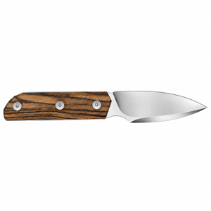 Couteaux de chasse à lame fixe faits à la main avec manche en bois brun, lame en acier tranchante, couteaux de camping en plein air pour la randonnée et le bushcraft - Product Image 3