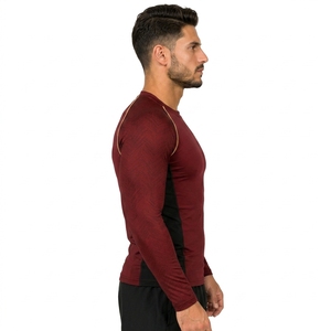 Heat Transfer Printing Full Sleeve <b>Mens</b> Quick Dry Underwear <b>Compression</b> Rush Guard <b>for</b> Workout 2026 Sports Gym Rash Guard - Product Image 3