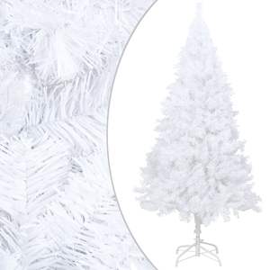 Árbol de Navidad preiluminado artificial de PVC blanco de 47,2 \ "con juego de bolas - Product Image 2