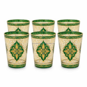 Marrakesh <b>Tea</b> glasses floral pattern <b>Tea</b> <b>Cup</b> /Arabic <b>tea</b> <b>cup</b> <b>set</b> <b>of</b> 6 - Product Image 2