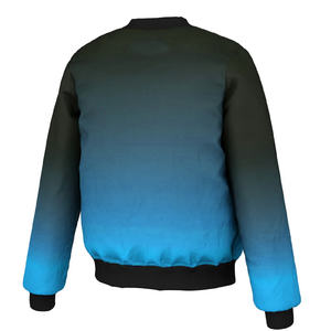 Chaqueta de bombardero ligera a prueba de viento personalizable unisex, ropa de abrigo informal de moda con logotipo personalizado para invierno, venta al por mayor, OEM/ODM - Product Image 2