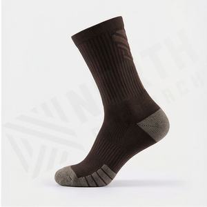 High Top Basketball <b>Socks</b> Mid Calf Thickened Towel Bottom Men Sports Breathable Cushion Athletic Durable Customized Color Pair - Product Image 3