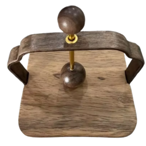 Porta Servilletas de Madera para Mesa, Dispensador de Servilletas Cuadrado de Madera y Metal, Apto para Cocina, Restaurante, Bar, Oficina, Fiestas, Decoración del Hogar - Product Image 1