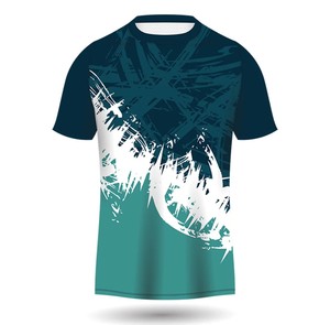 Sublimation Soccer Uniform T-Shirt Lightweight 100% Polyester Anti-Bacterial Quick Dry Breathable <b>Material</b> - Product Image 3