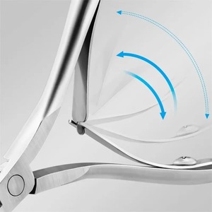 Stainless Steel Child Finger Nail Clippers Scissors Professional Nail Care Kit Curved Blade Gift <b>Box</b> Included Dead Skin <b>Remover</b> - Product Image 2