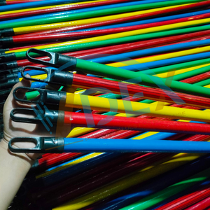 Vdex Mango de Escoba de Madera, Palo de Madera de 120X2,2 cm, Palo de Fregona Duradero, Juego de Recogedor de Palo de Madera de Fábrica - Product Image 6