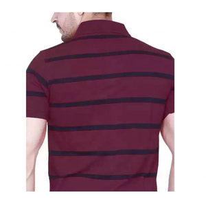 Polo con logotipo personalizado para hombre de la mejor calidad, éxito de ventas, camiseta Polo de manga corta de algodón de tejido liso de peso pesado - Product Image 3