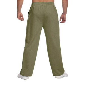 Pantalon de survêtement en velours côtelé vert olive de qualité supérieure pour homme, coupe ample, mi-lourd, jambe droite, décontracté, respirant, avec plusieurs poches - Product Image 5