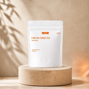 [FROM OREUM] Sachet de recharge portable pour soins bucco-dentaires aux agrumes, comprimés de dentifrice aromatisés à la mandarine de Jeju pour les voyages - Product Image 1