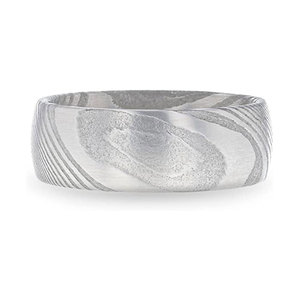 Bague en acier de Damas de qualité supérieure, bijoux faits à la main pour un style moderne, alliance en acier de Damas, bague faite à la main pour homme - Product Image 3