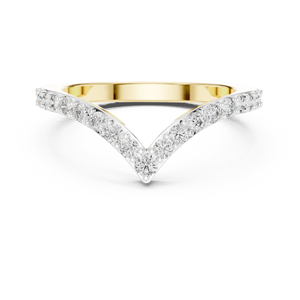 Anillo de Diamantes Cultivados en Laboratorio CROWN, Oro Amarillo Sólido de 18 Quilates con Baño de Rodio, Piedras Laterales, Regalo de San Valentín, Anillo de Compromiso, Uso Diario Glamuroso - Product Image 1