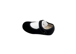 Zapatos Planos de Terciopelo para Niñas, Estilo Mary Jane, Color Sólido, con Hebilla y Correa, Casuales, con Soporte de Arco, Suela Antideslizante, Forro Ligero de Algodón - Product Image 4