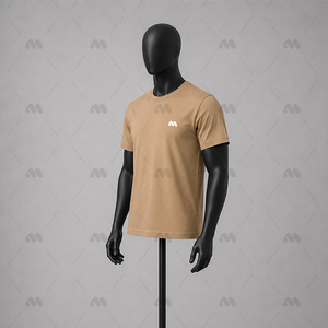 T-shirts blancs unis pour hommes en jersey 100% coton, manches courtes, col rond, tailles S à 5XL, design personnalisé, logo OEM, impression numérique - Product Image 6