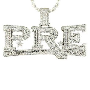 Iced Out VVS Moissanite Letter <b>Pendant</b> Hip Hop Theme Charms Custom Name Letter Drop <b>Pendant</b> 925 <b>Silver</b> <b>Initial</b> Letter <b>Pendant</b> - Product Image 4